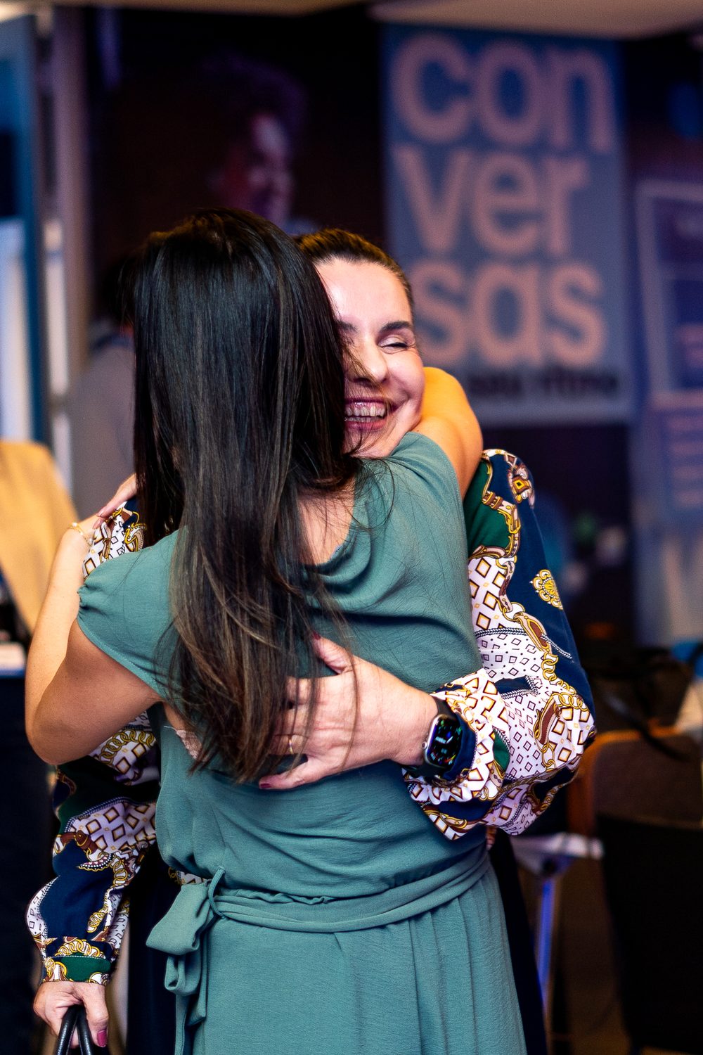 Reencontro entre lideranças no evento